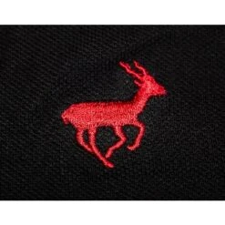 Bigdude Chunky Tipped Polo Shirt Black -Bigdude img 0184