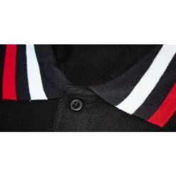 Bigdude Chunky Tipped Polo Shirt Black -Bigdude img 0187 2