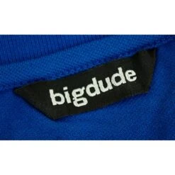 Bigdude Plain Polo Shirt Royal Blue -Bigdude img 0292