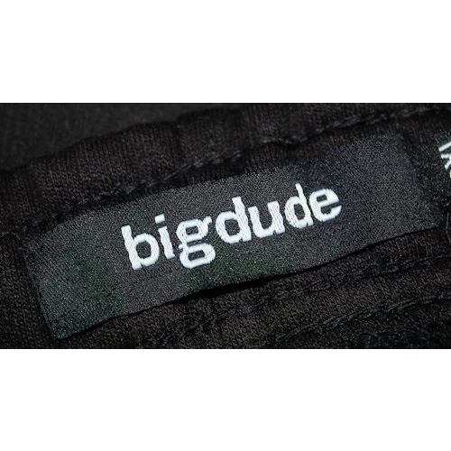 Bigdude Open Hem Joggers Black 7 Bigdude Open Hem Joggers Black - Image 5