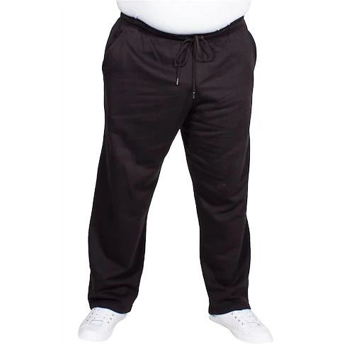 Bigdude Open Hem Joggers Black 6 Bigdude Open Hem Joggers Black - Image 4