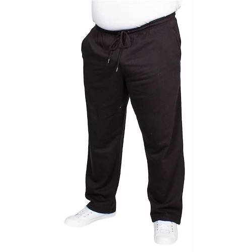 Bigdude Open Hem Joggers Black 3 Bigdude Open Hem Joggers Black