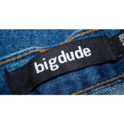 Bigdude Elasticated Waist Jeans Mid Wash -Bigdude img 0504