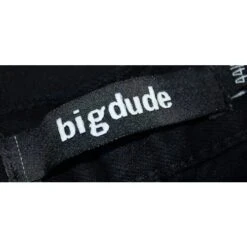 Bigdude Elasticated Waist Jeans Black -Bigdude img 0530 1