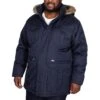 Bigdude Full Zip Parka Coat Navy -Bigdude img 1033 clipped rev 1