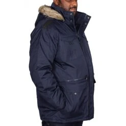 Bigdude Full Zip Parka Coat Navy 18 Bigdude Full Zip Parka Coat Navy -Bigdude img 1036 clipped rev 1