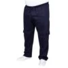 Bigdude Straight Leg Cargo Joggers Navy -Bigdude img 1318 clipped rev 1