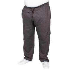 Bigdude Straight Leg Cargo Jogger Charcoal -Bigdude img 1324 clipped rev 1