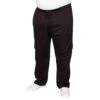 Bigdude Straight Leg Cargo Joggers Black -Bigdude img 1329 clipped rev 1