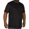Bigdude Plain Crew Neck T-Shirt Black -Bigdude img 1509 clipped rev 1