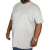 Bigdude Plain Crew Neck T-Shirt Grey 1 Bigdude Plain Crew Neck T-Shirt Grey -Bigdude img 1525 clipped rev 1 1