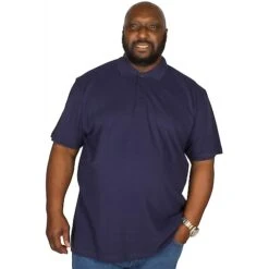 Bigdude Plain Polo Shirt- Navy -Bigdude img 1552 clipped rev 1 1
