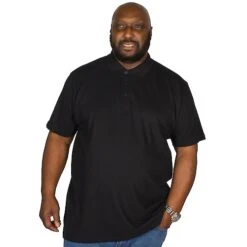 Bigdude Plain Polo Shirt - Black -Bigdude img 1559 clipped rev 1