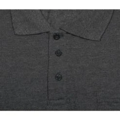 Bigdude Polo Shirt With Pocket Charcoal -Bigdude img 2125 1