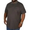 Bigdude Polo Shirt With Pocket Charcoal -Bigdude img 2361 clipped rev 1