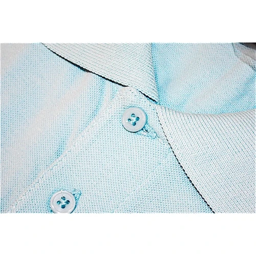 Bigdude Plain Polo Shirt Light Blue 8 Bigdude Plain Polo Shirt Light Blue - Image 6