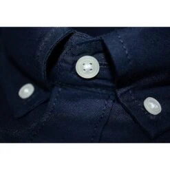 Bigdude Oxford Short Sleeve Shirt Navy -Bigdude img 2778 2