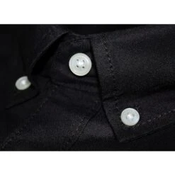 Bigdude Oxford Long Sleeve Shirt Black -Bigdude img 2823 1