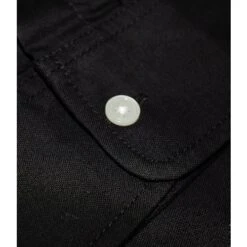 Bigdude Oxford Long Sleeve Shirt Black -Bigdude img 2825 1