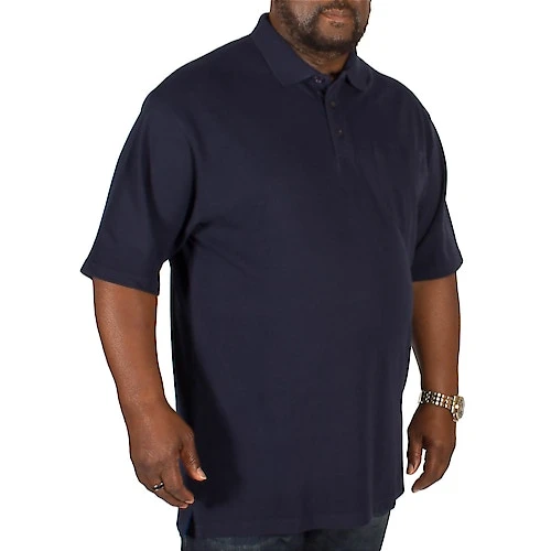 Bigdude Polo Shirt With Pocket Navy 4 Bigdude Polo Shirt With Pocket Navy - Image 2