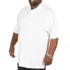 Bigdude Plain Polo Shirt White -Bigdude img 3853 clipped rev 1