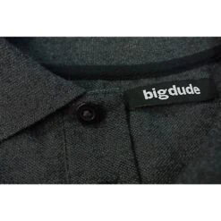 Bigdude Plain Polo Shirt- Charcoal 17 Bigdude Plain Polo Shirt- Charcoal -Bigdude img 4009