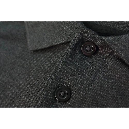 Bigdude Plain Polo Shirt- Charcoal 7 Bigdude Plain Polo Shirt- Charcoal - Image 5