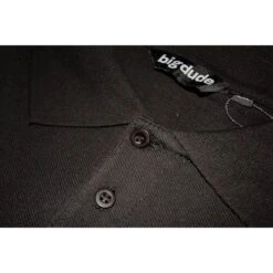 Bigdude Embroidered Polo Shirt Black -Bigdude img 4093 3