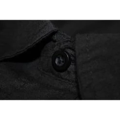 Bigdude Classic Short Sleeve Poplin Shirt Black -Bigdude img 4886 2 2