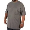 Bigdude Plain Crew Neck T-Shirt Charcoal -Bigdude img 4903 clipped rev 1