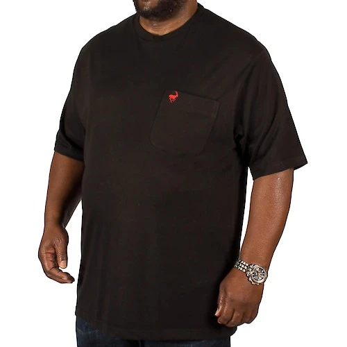 Bigdude Signature Pocket T-Shirt Black/Red 6 Bigdude Signature Pocket T-Shirt Black/Red - Image 4