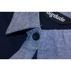 Bigdude Contrast Jersey Polo Shirt Navy -Bigdude img 5735 1