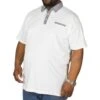 Bigdude Contrast Jersey Polo Shirt White -Bigdude img 6161 clipped rev 1
