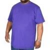 Bigdude Plain Crew Neck T-Shirt Violet -Bigdude img 6334 clipped rev 1 1