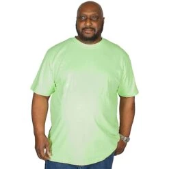 Bigdude Plain Crew Neck T-Shirt Lime Green -Bigdude img 6359 clipped rev 1 1