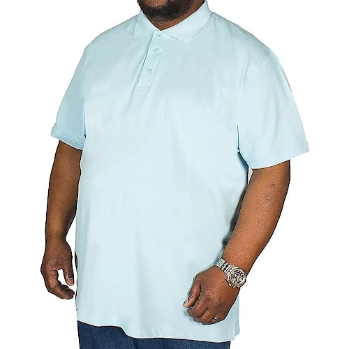 Bigdude Plain Polo Shirt Light Blue 3 Bigdude Plain Polo Shirt Light Blue