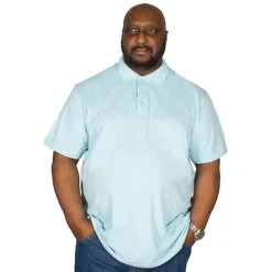 Bigdude Plain Polo Shirt Light Blue 13 Bigdude Plain Polo Shirt Light Blue -Bigdude img 6391 clipped rev 1 1
