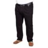 Bigdude Elasticated Waist Jeans Black