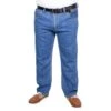 Bigdude Elasticated Waist Jeans Mid Wash