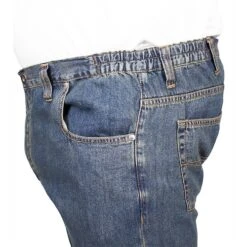 Bigdude Elasticated Waist Jeans Tint Wash -Bigdude img 7034 clipped rev 1