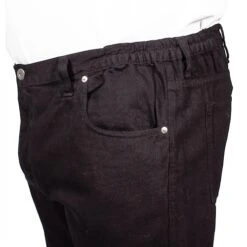Bigdude Elasticated Waist Jeans Black -Bigdude img 7036 clipped rev 1 3