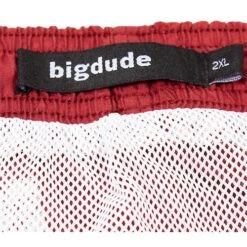 Bigdude Plain Swim Shorts Burgundy -Bigdude img 7434 clipped rev 1 1