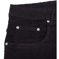 Bigdude Stretch Denim Shorts Black 11 Bigdude Stretch Denim Shorts Black -Bigdude img 7562 clipped rev 1 1