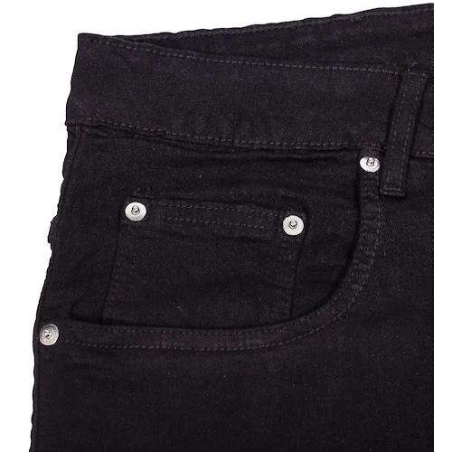 Bigdude Stretch Denim Shorts Black 7 Bigdude Stretch Denim Shorts Black - Image 5