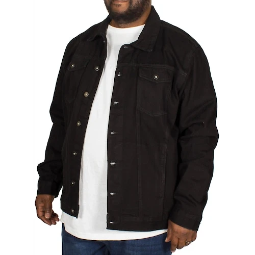 Bigdude Classic Denim Jacket Black 3 Bigdude Classic Denim Jacket Black