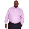 Bigdude Classic Long Sleeve Poplin Shirt Violet -Bigdude img 9364 clipped rev 1