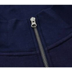 Bigdude Funnel Neck Full Zip Sweatshirt Navy -Bigdude img 9574 2