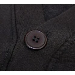 Bigdude Brushed Fleece Cardigan Black -Bigdude img 9858