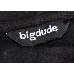 Bigdude Brushed Fleece Cardigan Black -Bigdude img 9859 1