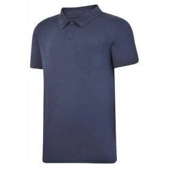 Bigdude Jersey Polo Shirt With Pocket Navy -Bigdude jersey polo shirt w pocket navy 2